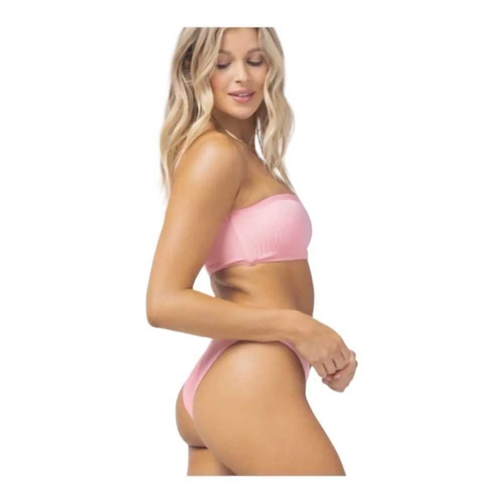 L*Space Axel Top and Foley Bottom Bikini in Crystal Pink NWT